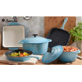 Factory Supply Enameled Cast Iron Cooking Pot Set